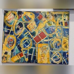 ALL TIED UP....acrylic on Canvas.... #11 In Series Artist:susanmalinda